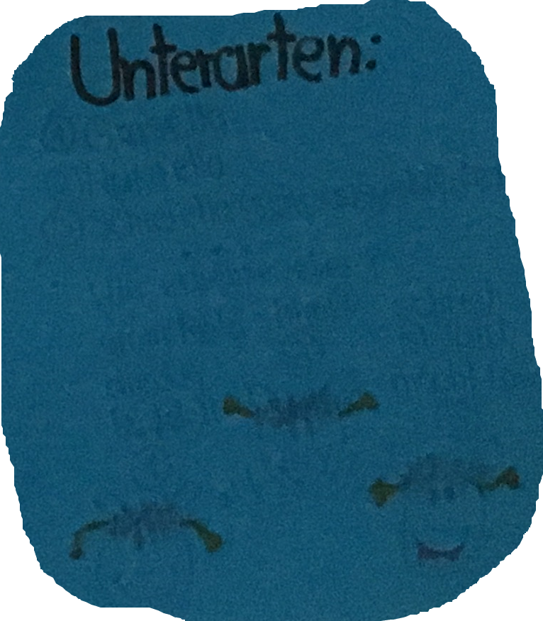 Unterarten